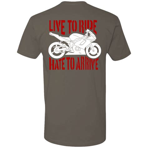 Live To Ride T Shirt Moto Loot