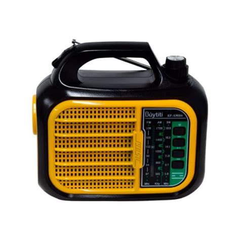 Bocina Bluetooth Con Radio AM FM Linterna Panel Solar Y Un Foco