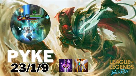 23 KILLS Pyke SUPPORT INSANE CARRY WILD RIFT YouTube