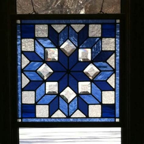 Stained Glass Carpenter S Wheel Stained Glass Patterns Stained Glass Quilt Stained Glass Art