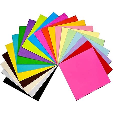 ANVIRO Origami Paper Pack Of 200 Double Sided Sheets In 20 Sharp