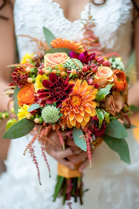 90+ Earthy Fall Wedding Bouquets | Matched Hearts