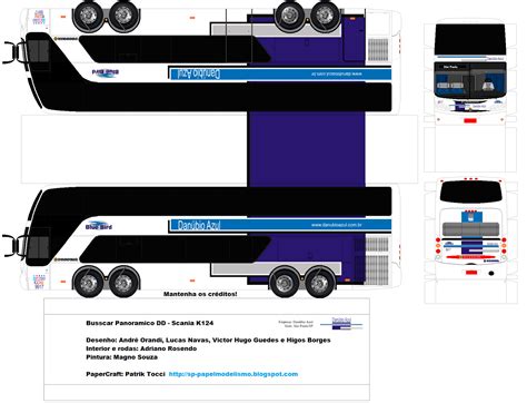 Onibus De Brinquedo Papercraft Nibus