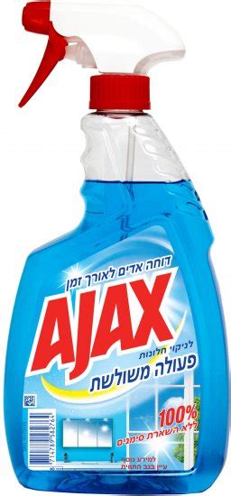 לקנות ספריי לניקוי חלונות Ajax בנפח 750 מ ל Giftim אונליין