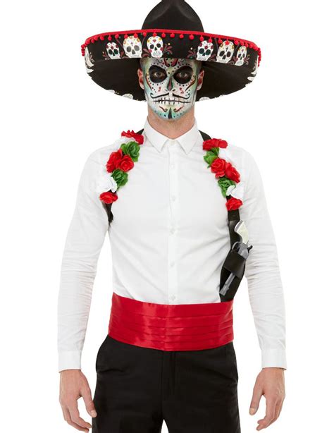 Kit Accessoires Et Chapeau Dia De Los Muertos Adulte Deguise Toi