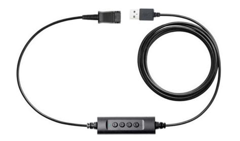 Qd To Usb Adapter Headset Quick Disconnect To Usb Cord With Volume And