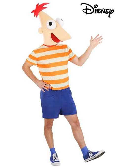 Adult Disney Phineas And Ferb Phineas Costume