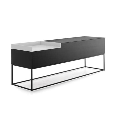 MDF Italia INMOTION Sideboard Mit Kabeldurchlass Ablage Links