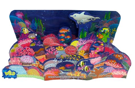 Coral Reef Diorama | Papercraft Animals