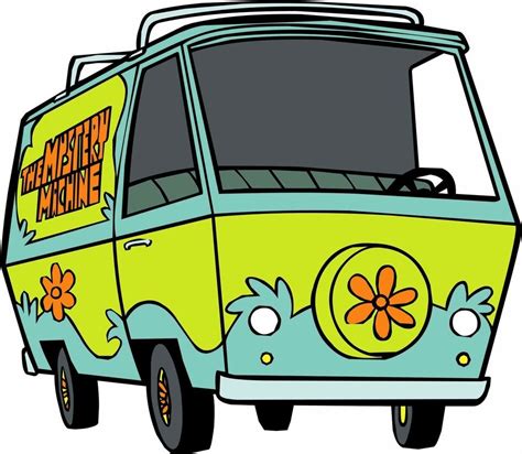 Scooby Doo Mystery Machine Drawing Free Image Download