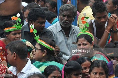 128 Mamata Banerjee Addresses Tmc Martyrs Day Rally At Esplanade Stock