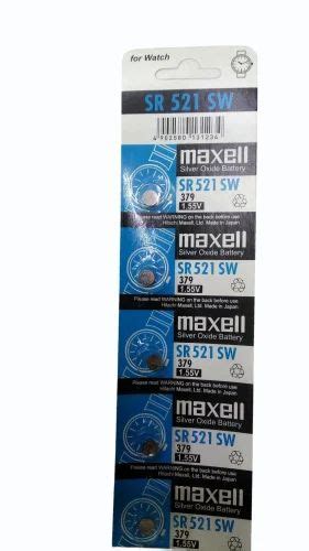 MAXELL SILVER OXIDE BATTERY SR 521SW 379 1 55V At Best Price In Bengaluru