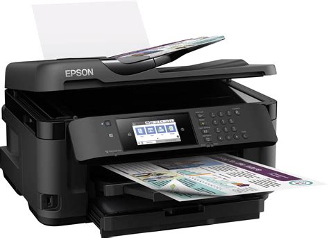 Epson Workforce Wf Dwf Imprimante Multifonction Jet D Encre