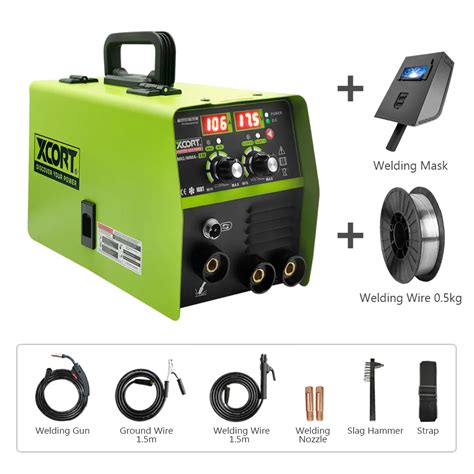 175A MMA MIG Welder 2 In 1 Multifunction Gasless Electric Welding