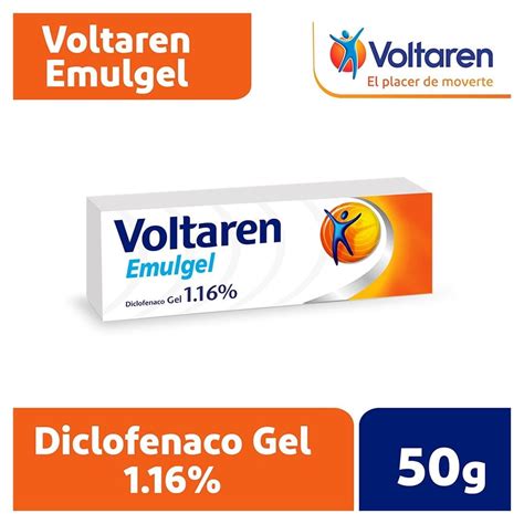 Analgesico Antiinflamatorio Voltaren Emulgel 1 16 50 G Walmart