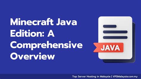 Minecraft Java Edition A Comprehensive Overview