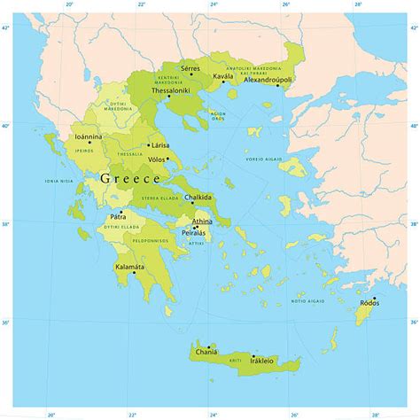 Greek Map Illustrations Royalty Free Vector Graphics And Clip Art Istock