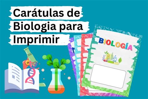 llᐈ Caratula de Biologia para Secundaria 2023 Descargar