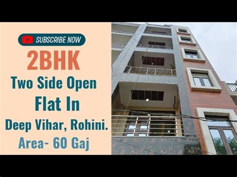 Bhk Flat In Deep Vihar Rohini Two Side Open Floor Gaj Fully