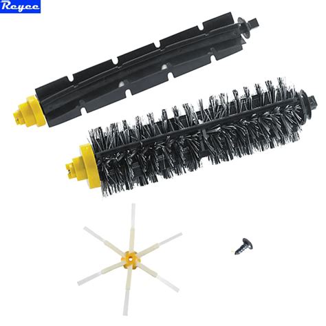 New Flexible Bristle Brush Armed Side Brush With Screw Set For