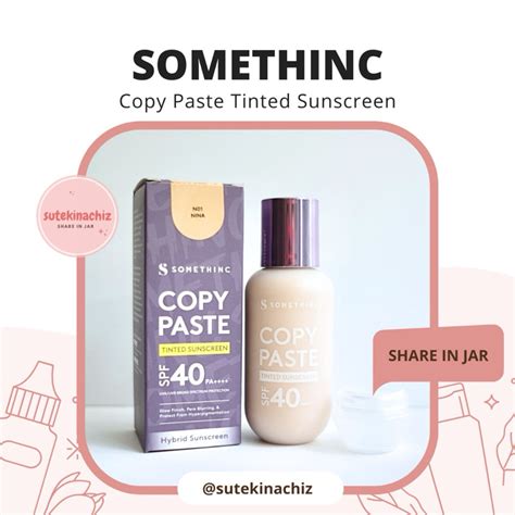 Jual Share Somethinc Copy Paste Tinted Sunscreen Spf Shopee