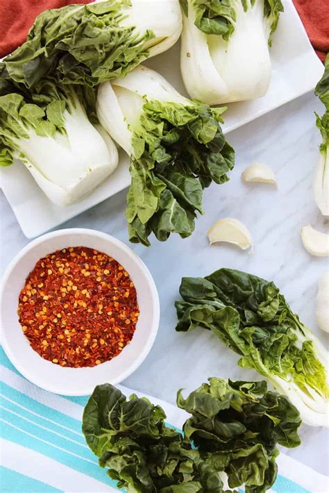 Pak Choi (Bok Choy) with Garlic & Chilli - Slow The Cook Down