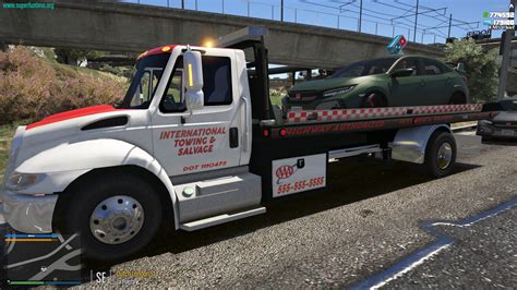 International Durastar Flatbed Tow Els Fivem Add On Gta5