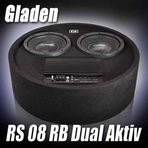 Gladen Rs Rb Dual Active X Cm Spare Wheel Subwoofer Aktiv