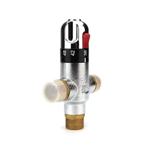 Factory Customized Brass Thermostatic Cold Hot Water Male Hydronic Mixing Valves China