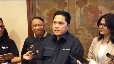 Elektabilitas Tinggi Dinilai Jadi Modal Erick Thohir Diusung Sebagai