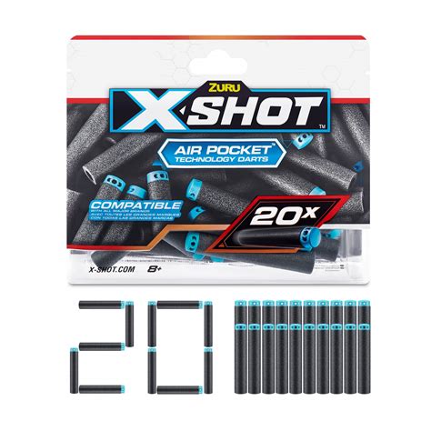 X-Shot Air Pocket Technology Dart Refill - 20 darts - Blaster-Time