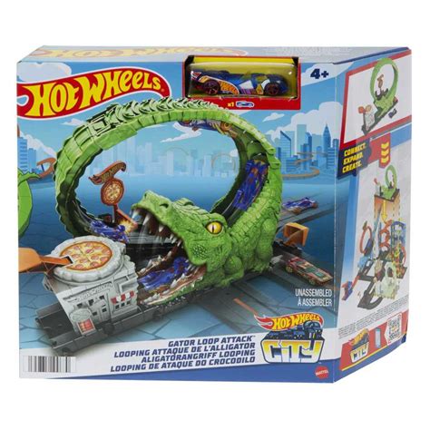 PISTA HOT WHEELS JUGUETE CITY NEMESIS COCODRILO HKX