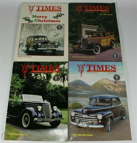 V8 Times Magazine for Early Ford Enthusiasts 15 Magazines Lot | #2012687077