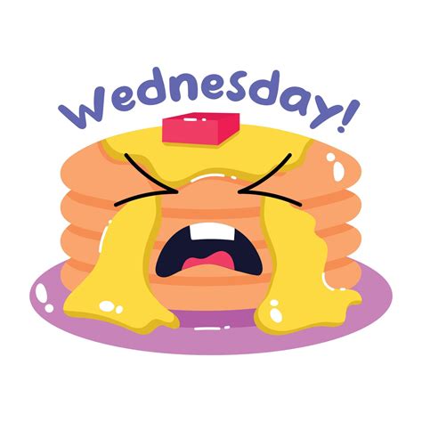 Trendy Crying Pancake 19028775 Vector Art At Vecteezy