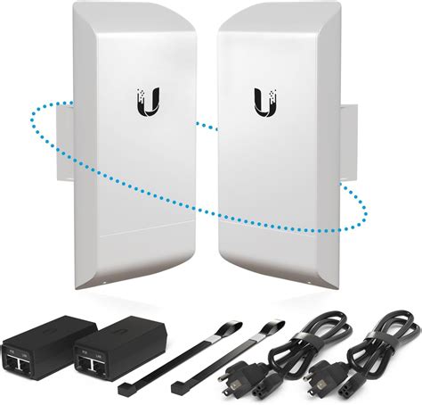 Amazon Wireless Bridge LOCOM5 Pre Configured Bundle Of 2 Ubiquiti