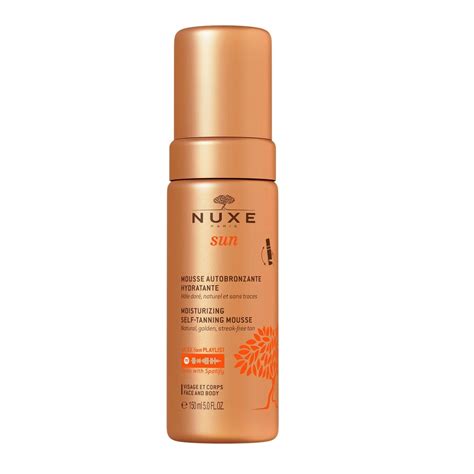 Nuxe Sun Нежна пяна автобронзант за лице и тяло x150 мл