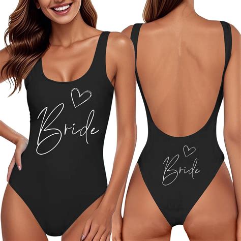 Womens Swimsuits One Piece Beachwear Backless Badysuit Bikini Sexy Fashion Letter Print Black