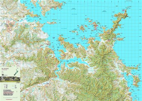 Bay of Islands topographic map - NewTopo (NZ) Ltd