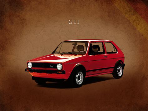 Vw Golf Gti 1976 Photograph By Mark Rogan Pixels