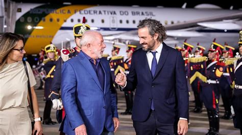 Lula Da Silva Llegó A Argentina Y Fue Recibido Por Cafiero