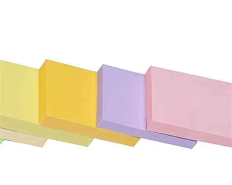 Sticky Notes 1 5x2 Inches Light Colors Self Stick Pads Etsy