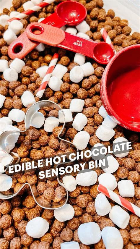 Edible Hot Chocolate Sensory Bin Artofit