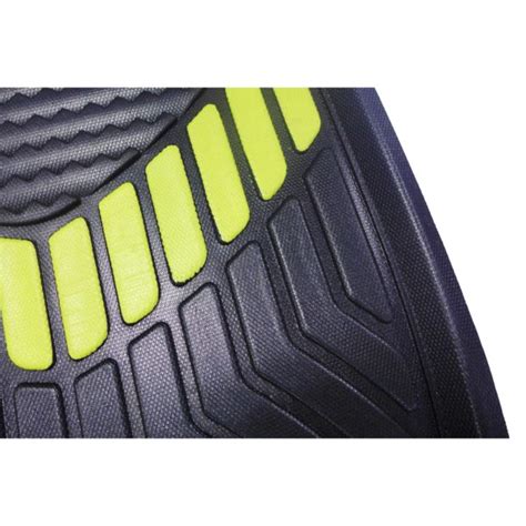 Universal Size Rubber Car Mats Yellow Pattern Haiheng Rubber