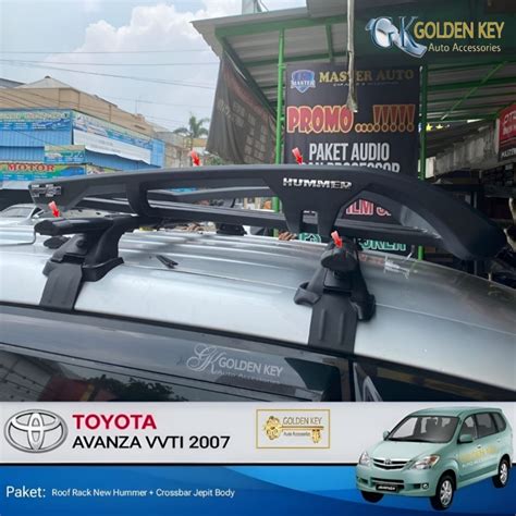 Jual PAKET Avanza VVTI 2007 Roof Rack New Hummer TRD Sportivo