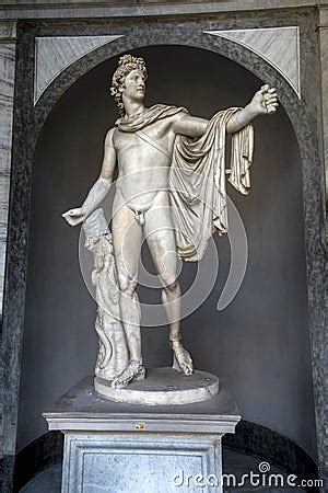 Apollo Del Belvedere In The Vatican Museums Editorial Stock Photo