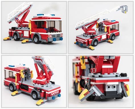 Lego Fire Ladder Truck Moc Atelier Yuwa Ciao Jp