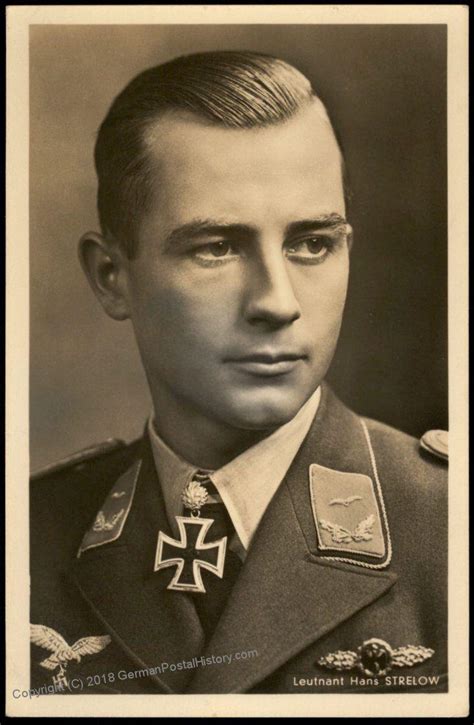 3rd Reich Germany Ritterkreuztraeger Luftwaffe Leutnant Hans Strelow