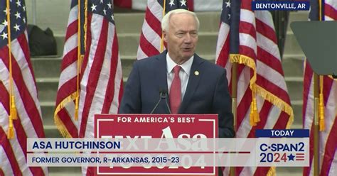 Asa Hutchinson Announces Presidential Campaign C