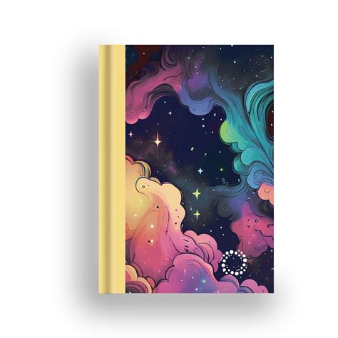 Nebula A5 Hardback Notebook Cosmic Space Design Daydot Journals