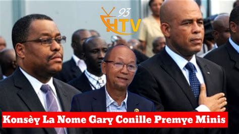 Garry Conille Premye Minis PHTK Pran Pouvwa Konsey La Chwazi Garry